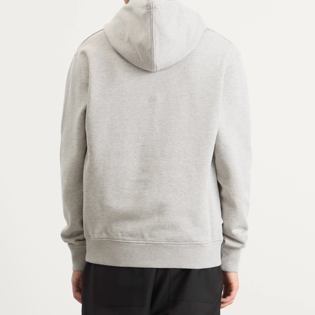 AMI Paris Men's Loopback Light Fleece ADC Hoodie Gris Cendre Chine